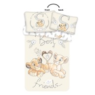 JERRY FABRICS Pamučna dječja posteljina Lion King "Best Friends" 100x135 cm, 